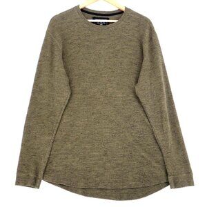 CSG Champs Sports Gear Olive Long Sleeve Pullover Crewneck Sweatshirt L Casual V